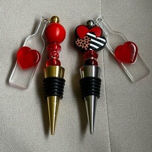 Set of 2 New Handmade Wine Stoppers